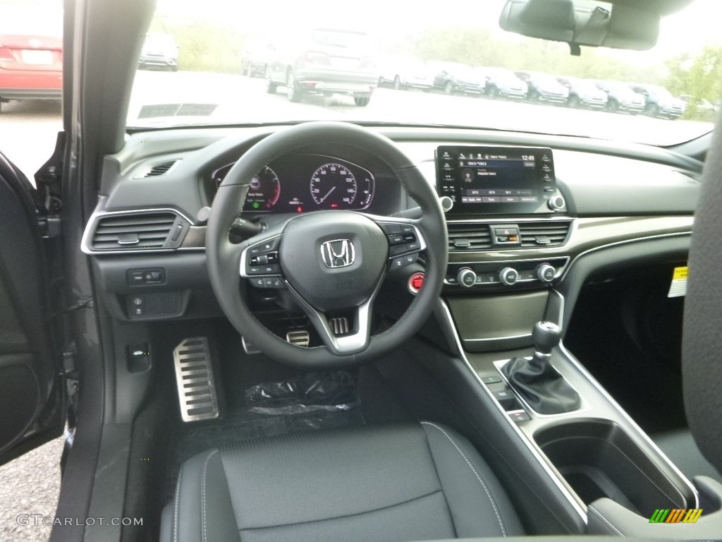 2018 Honda Accord Sport Sedan Black Dashboard Photo #130019252