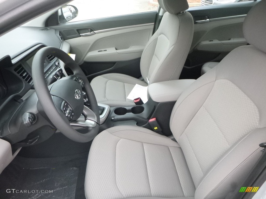 2019 Elantra SE - Symphony Silver / Gray photo #12