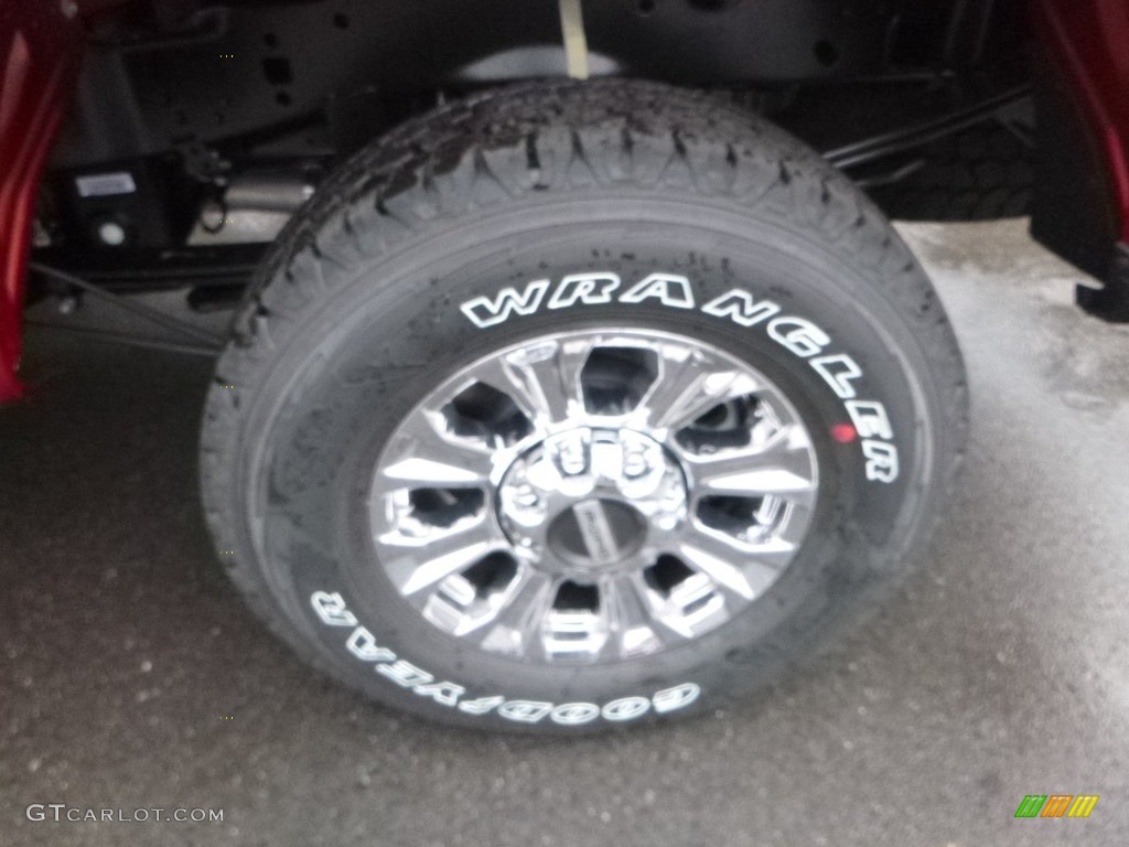 2019 F250 Super Duty XLT Crew Cab 4x4 - Ruby Red / Earth Gray photo #7