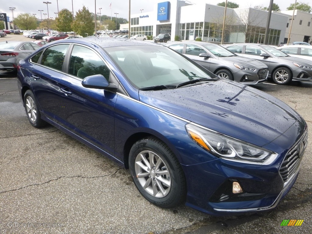 Blue 2019 Hyundai Sonata SE Exterior Photo #130020370