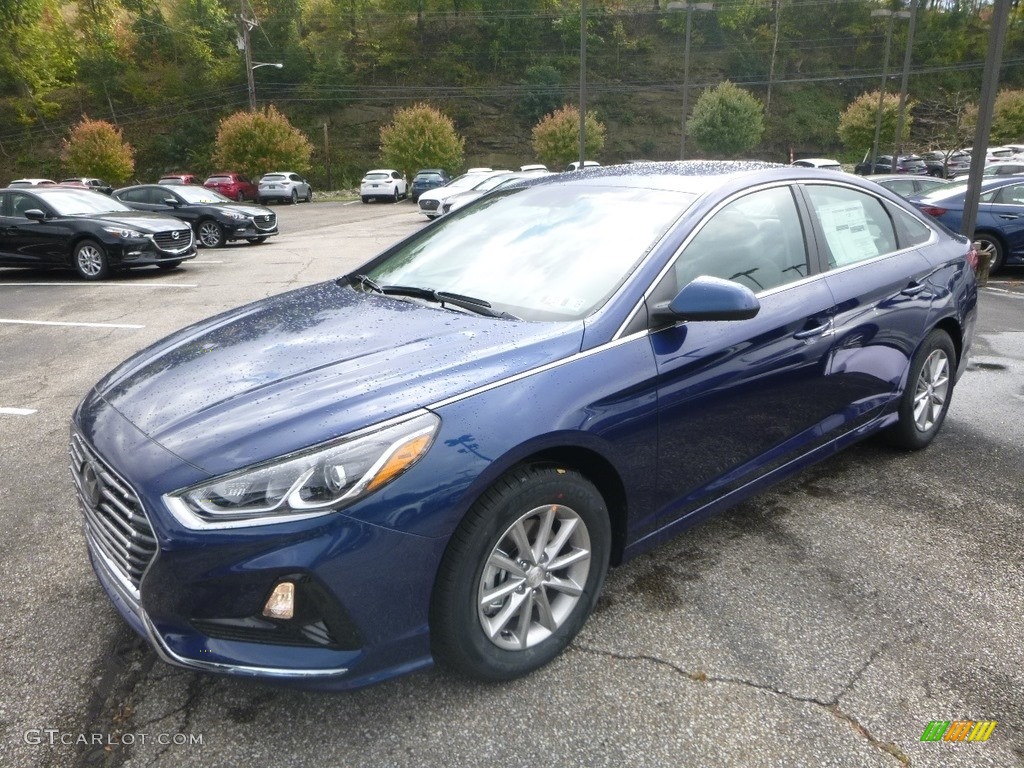 Blue 2019 Hyundai Sonata SE Exterior Photo #130020424