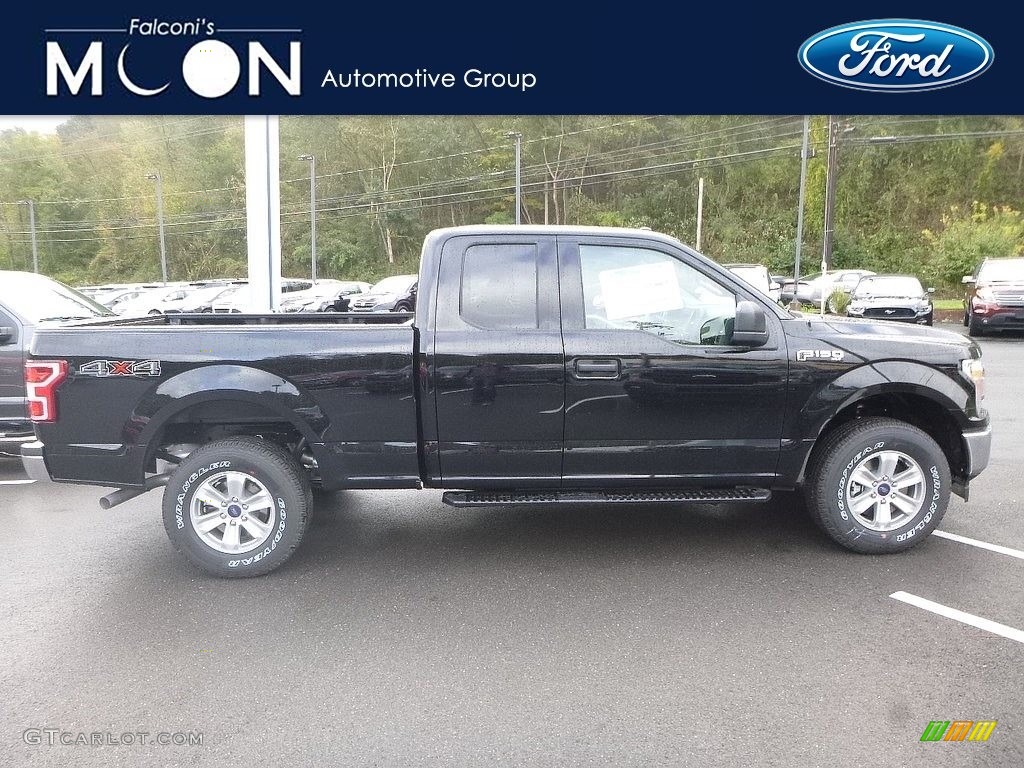 2018 F150 XLT SuperCab 4x4 - Shadow Black / Earth Gray photo #1