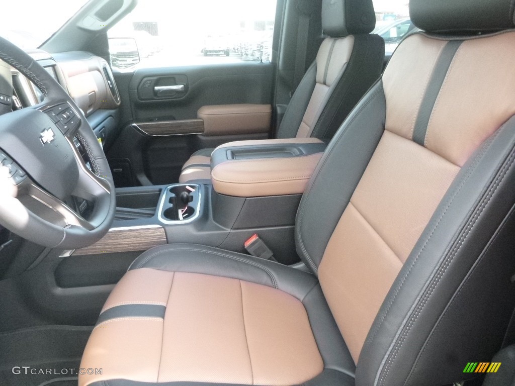 Jet Black/Umber Interior 2019 Chevrolet Silverado 1500 High Country Crew Cab 4WD Photo #130020595