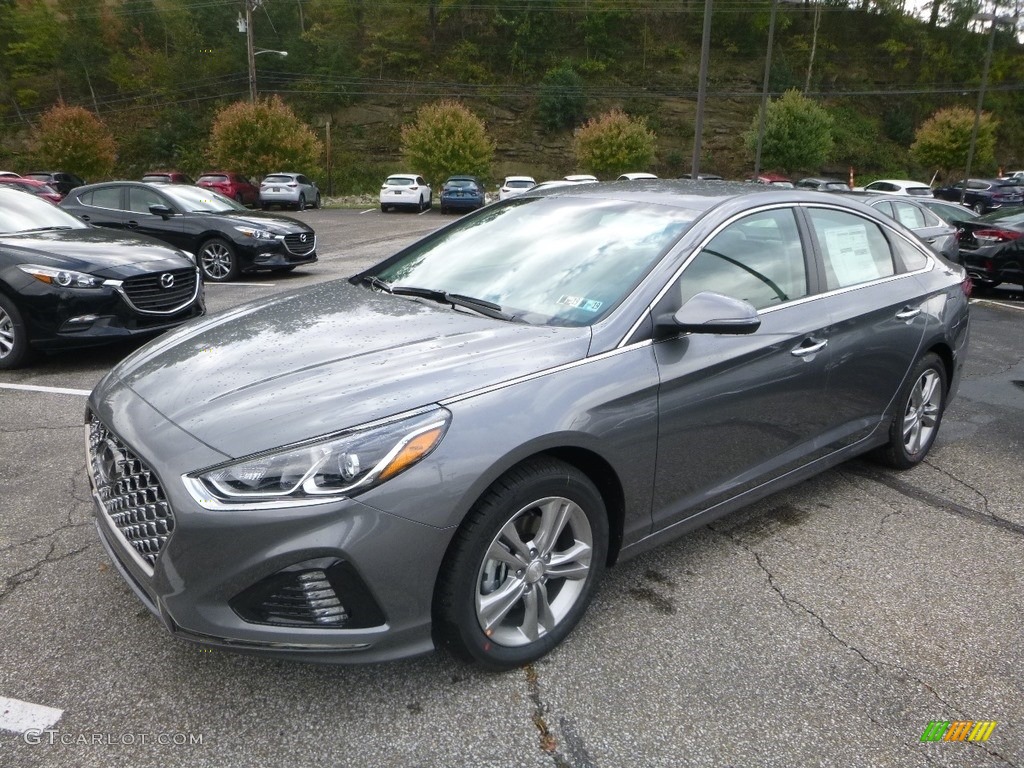 Machine Gray 2019 Hyundai Sonata SEL Exterior Photo #130020787