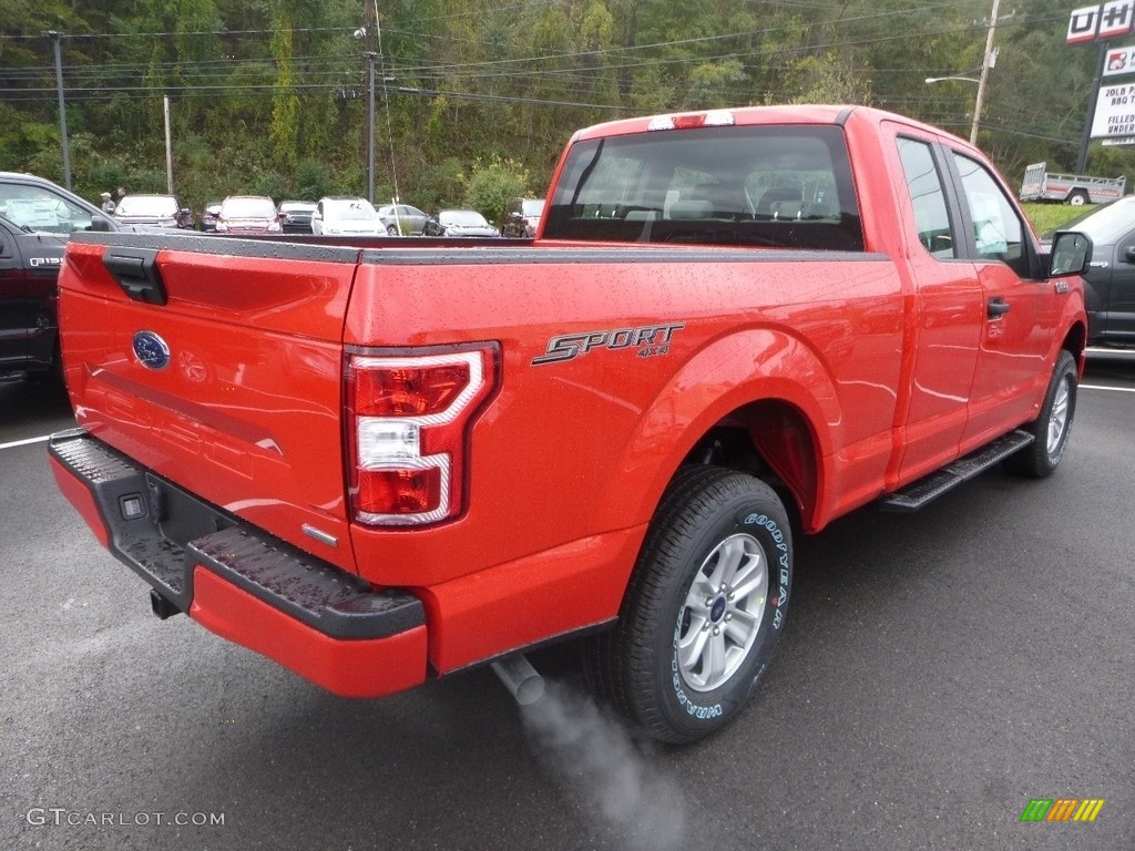 2018 F150 XL SuperCab 4x4 - Race Red / Earth Gray photo #2