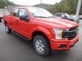 2018 Race Red Ford F150 XL SuperCab 4x4  photo #3