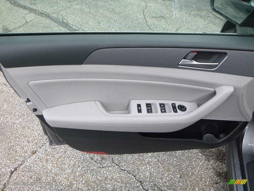 2019 Hyundai Sonata SEL Gray Door Panel Photo #130020916