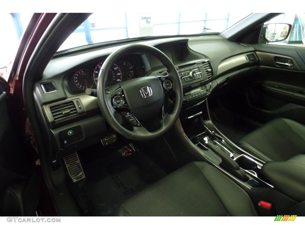 2016 Accord Sport Sedan - Basque Red Pearl II / Black photo #14