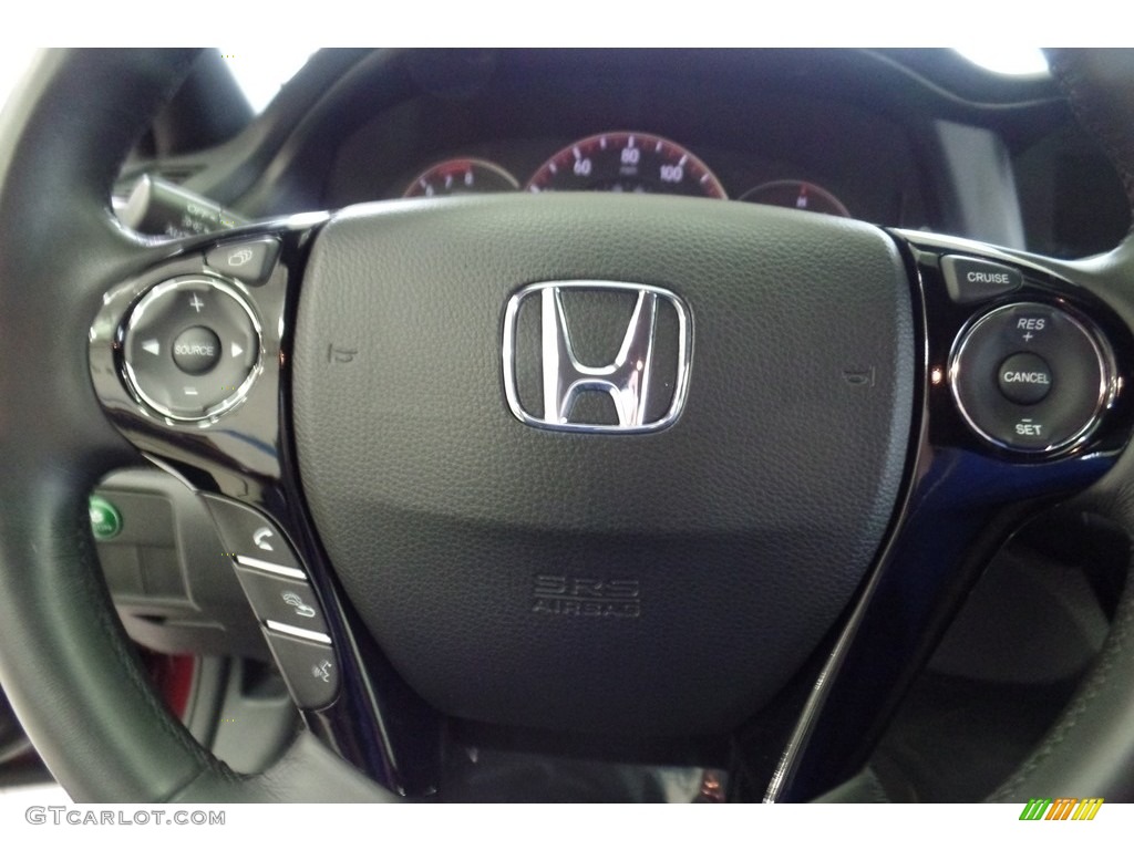 2016 Accord Sport Sedan - Basque Red Pearl II / Black photo #21
