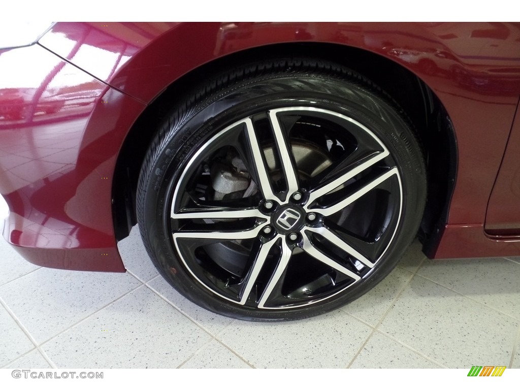 2016 Accord Sport Sedan - Basque Red Pearl II / Black photo #30