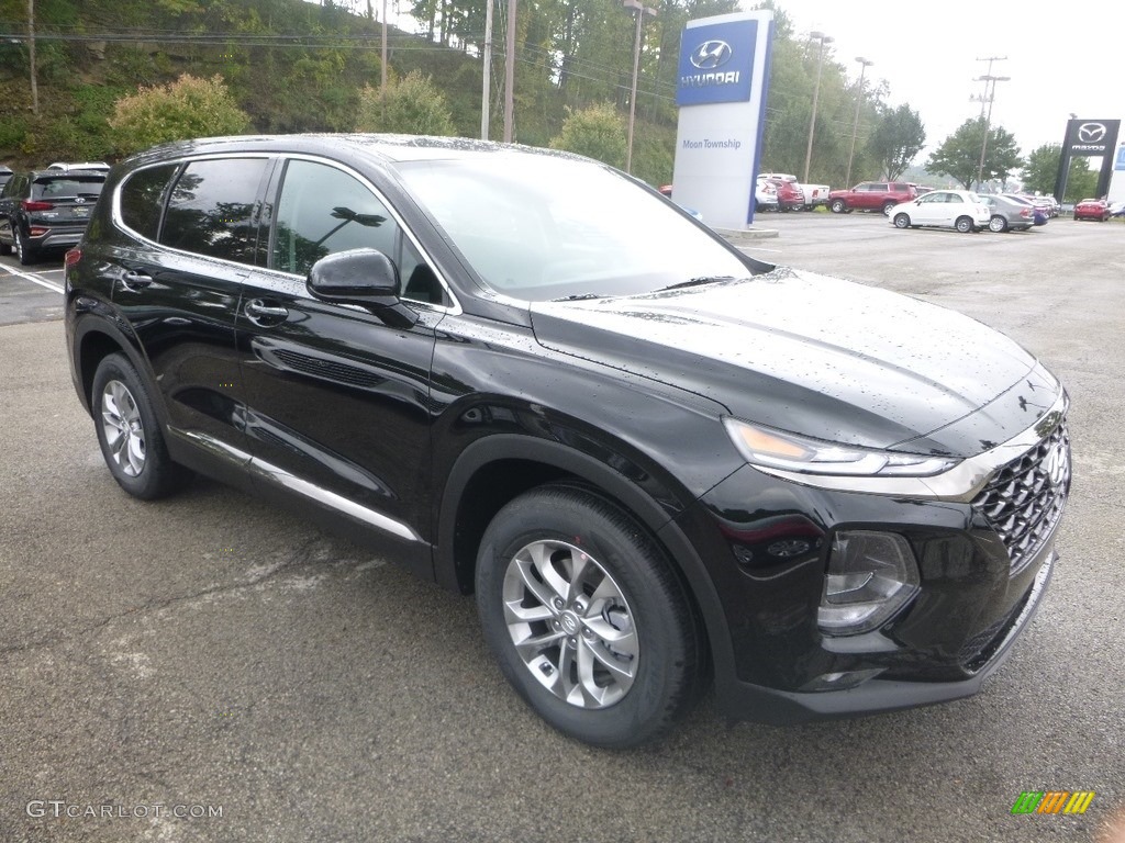 Twilight Black 2019 Hyundai Santa Fe SEL AWD Exterior Photo #130021777