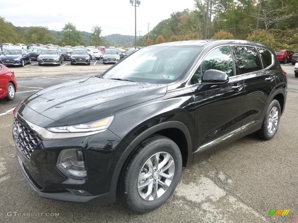 Twilight Black 2019 Hyundai Santa Fe SEL AWD Exterior Photo #130021818