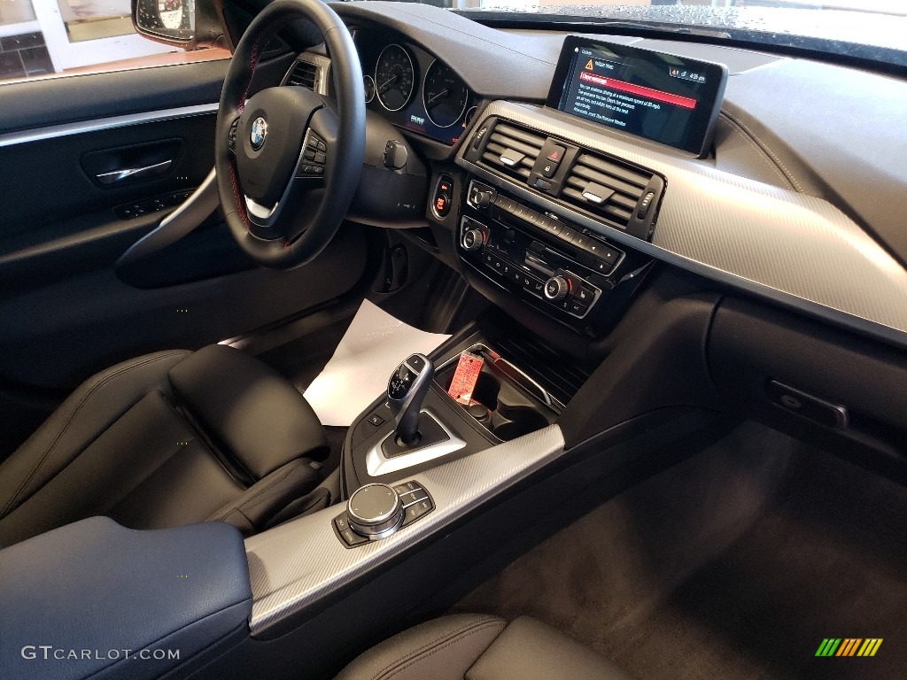 Black Interior 2019 BMW 4 Series 430i xDrive Gran Coupe Photo #130021984