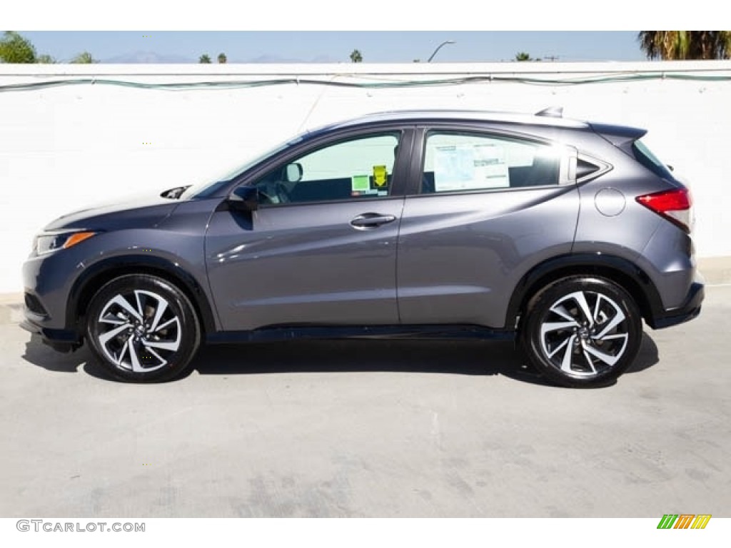 2019 HR-V Sport - Modern Steel Metallic / Black photo #9