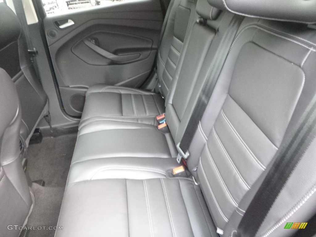Chromite Gray/Charcoal Black Interior 2019 Ford Escape Titanium 4WD Photo #130022536