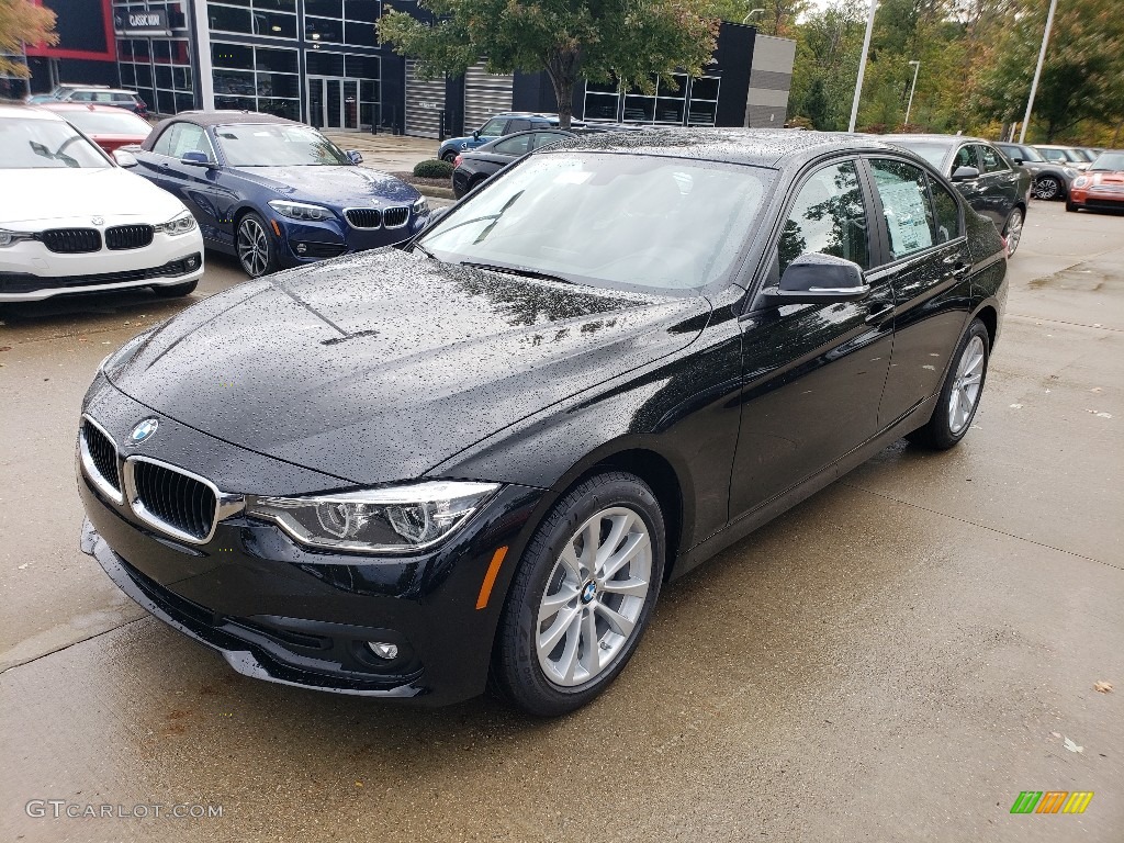 2018 3 Series 320i xDrive Sedan - Jet Black / Black photo #3