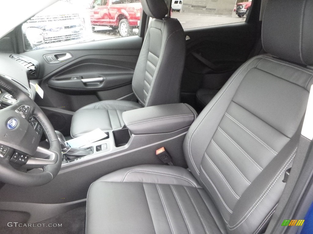Chromite Gray/Charcoal Black Interior 2019 Ford Escape Titanium 4WD Photo #130022593