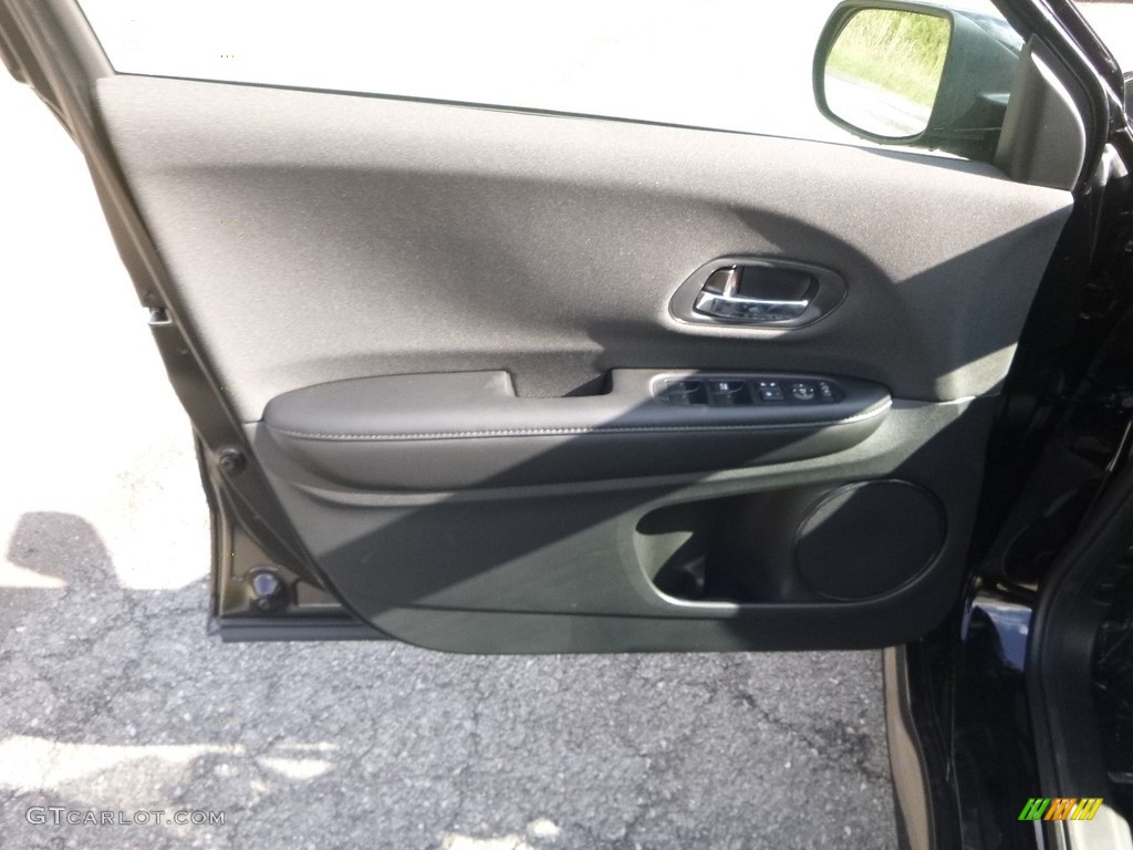 2019 Honda HR-V Sport AWD Black Door Panel Photo #130022686