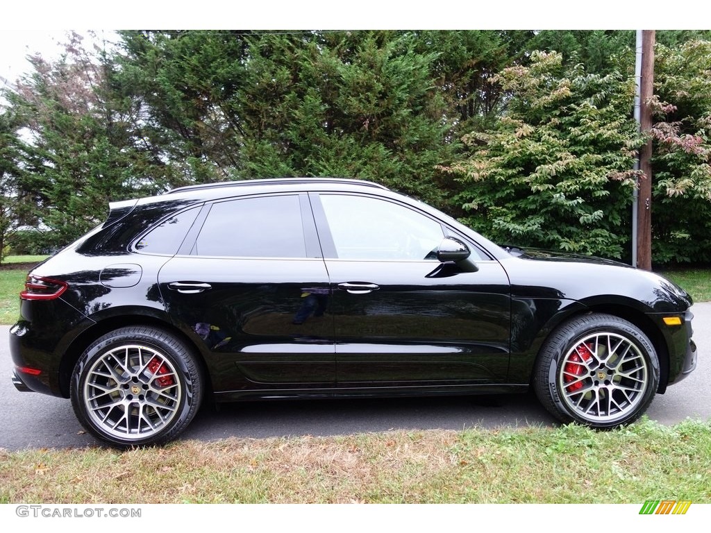 Black 2018 Porsche Macan Turbo Exterior Photo #130022779