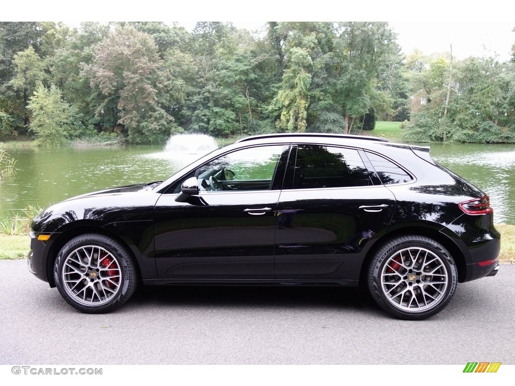 Black 2018 Porsche Macan Turbo Exterior Photo #130022869