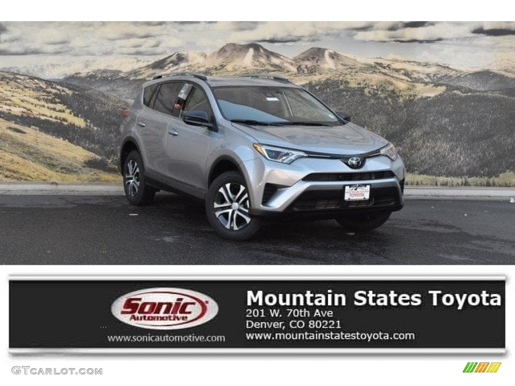 2018 RAV4 LE - Silver Sky Metallic / Black photo #1