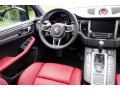Black/Garnet Red Dashboard Photo for 2018 Porsche Macan #130023002