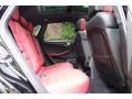 2018 Porsche Macan Black/Garnet Red Interior Rear Seat Photo