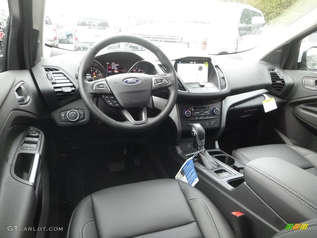 Chromite Gray/Charcoal Black Interior 2019 Ford Escape SEL 4WD Photo #130023175
