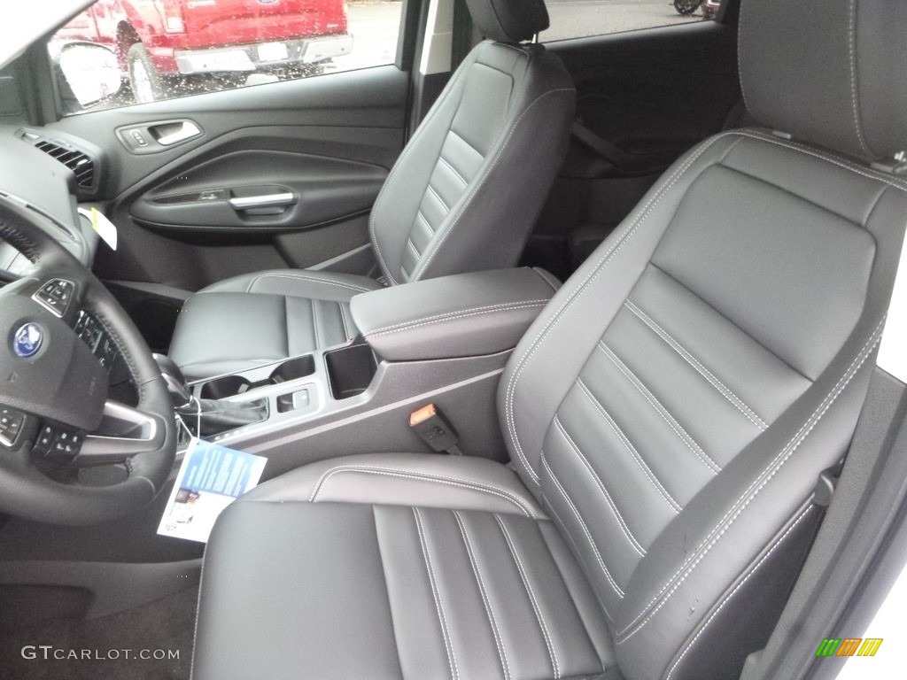 Chromite Gray/Charcoal Black Interior 2019 Ford Escape SEL 4WD Photo #130023216
