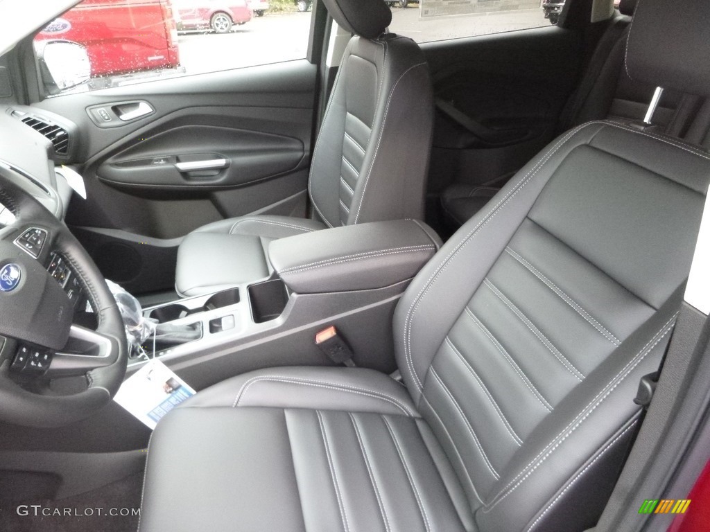 Chromite Gray/Charcoal Black Interior 2019 Ford Escape SEL 4WD Photo #130023505