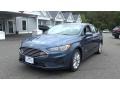 Blue Metallic 2019 Ford Fusion Hybrid SE Exterior