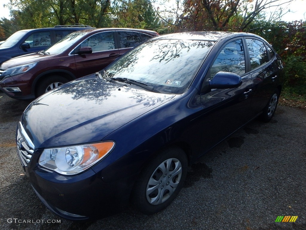 2010 Elantra GLS - Regatta Blue / Beige photo #1