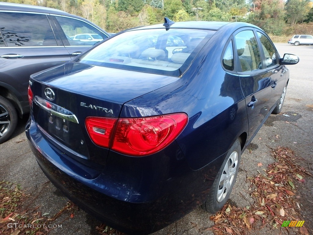 2010 Elantra GLS - Regatta Blue / Beige photo #4