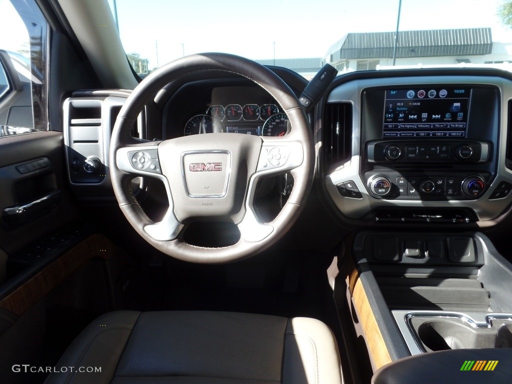 2017 Sierra 1500 SLT Crew Cab - White Frost Tricoat / Cocoa/­Dune photo #16