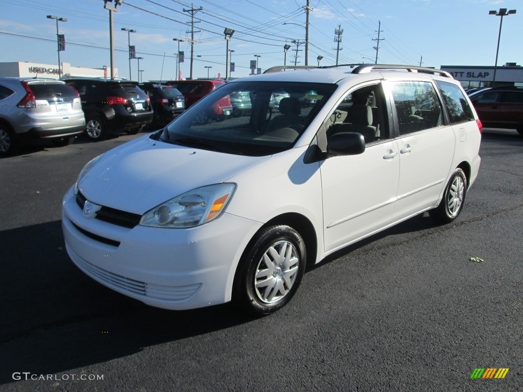 2005 Sienna CE - Natural White / Stone photo #2