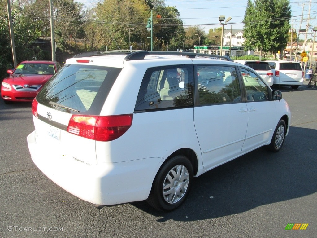 2005 Sienna CE - Natural White / Stone photo #6