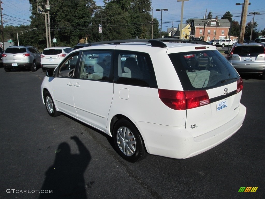 2005 Sienna CE - Natural White / Stone photo #8