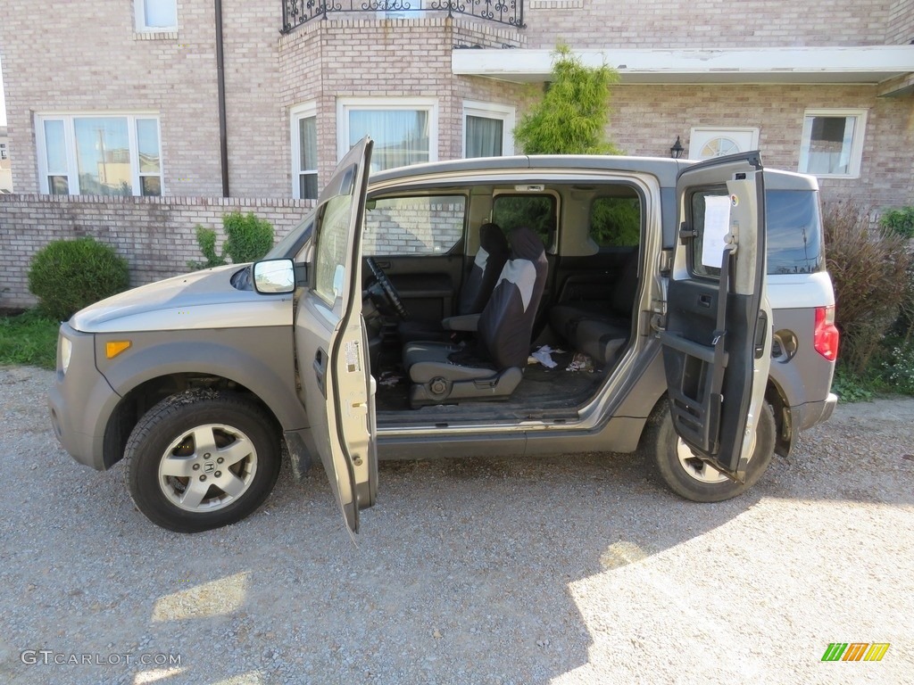 2004 Element EX AWD - Satin Silver Metallic / Black photo #14