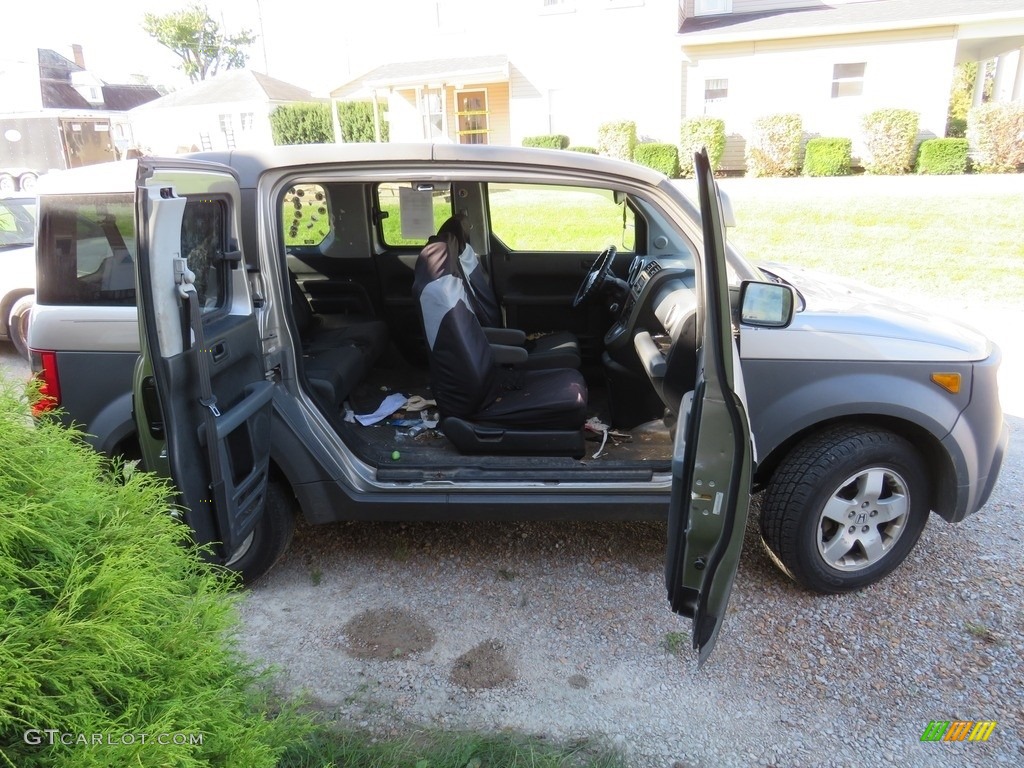 2004 Element EX AWD - Satin Silver Metallic / Black photo #15