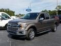 2018 Stone Gray Ford F150 XLT SuperCab  photo #1