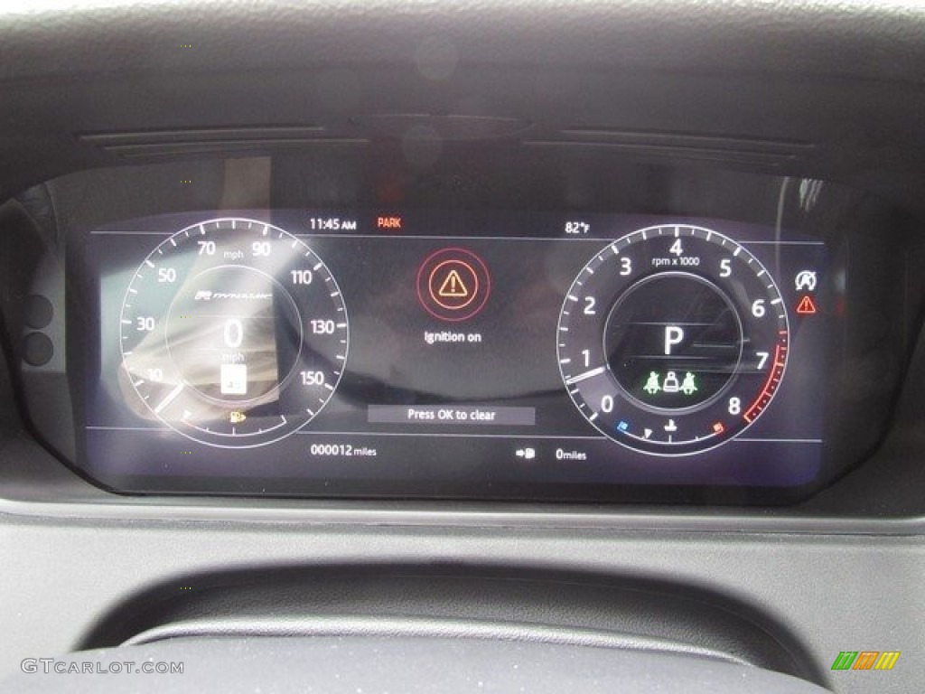 2019 Land Rover Range Rover Velar R-Dynamic SE Gauges Photo #130032043
