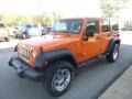 2012 Crush Orange Jeep Wrangler Unlimited Sport 4x4  photo #5