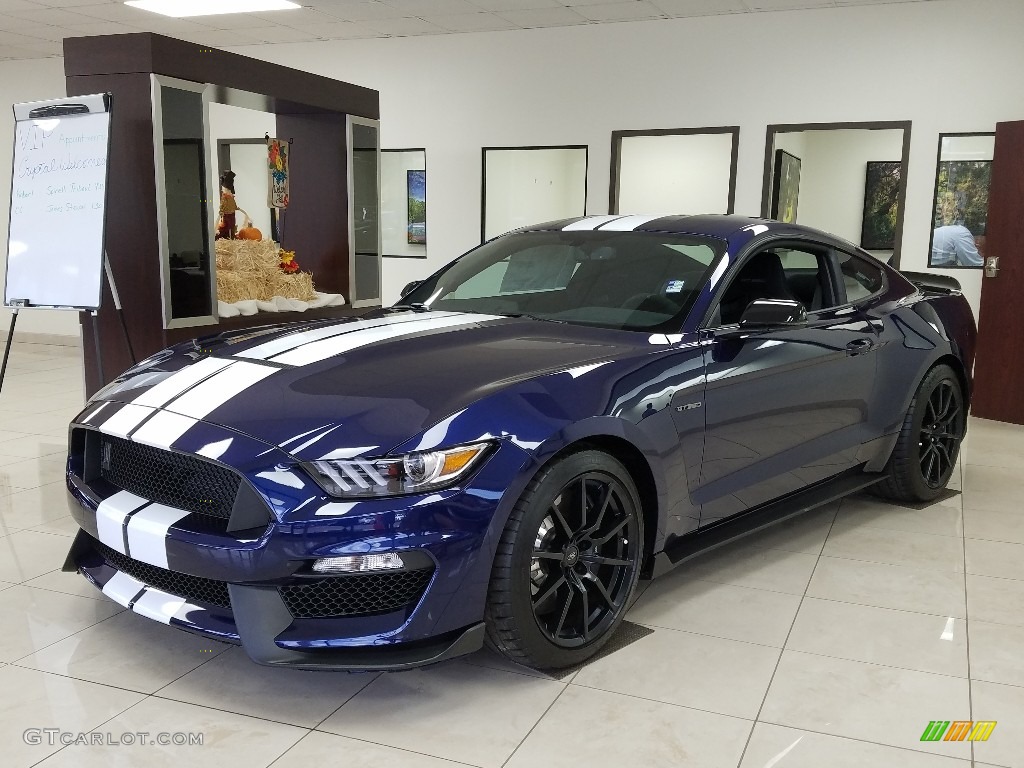 2018 Mustang Shelby GT350 - Kona Blue / GT350 Ebony Recaro Cloth/Miko Suede photo #1