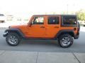 2012 Crush Orange Jeep Wrangler Unlimited Sport 4x4  photo #6