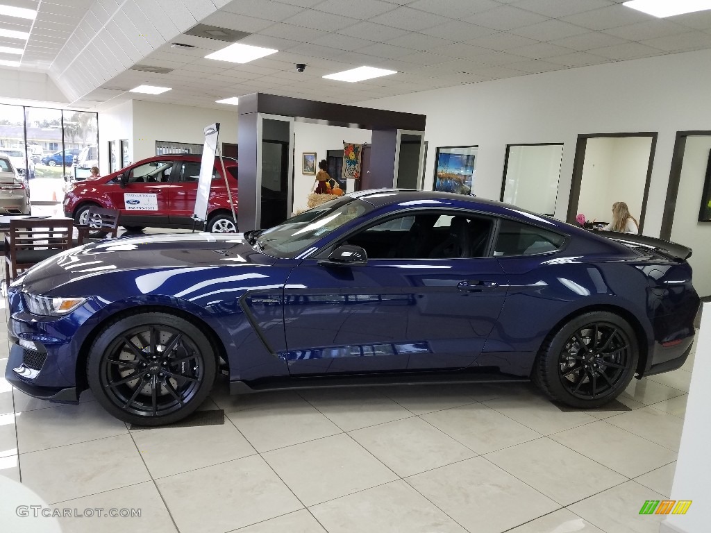 2018 Mustang Shelby GT350 - Kona Blue / GT350 Ebony Recaro Cloth/Miko Suede photo #2