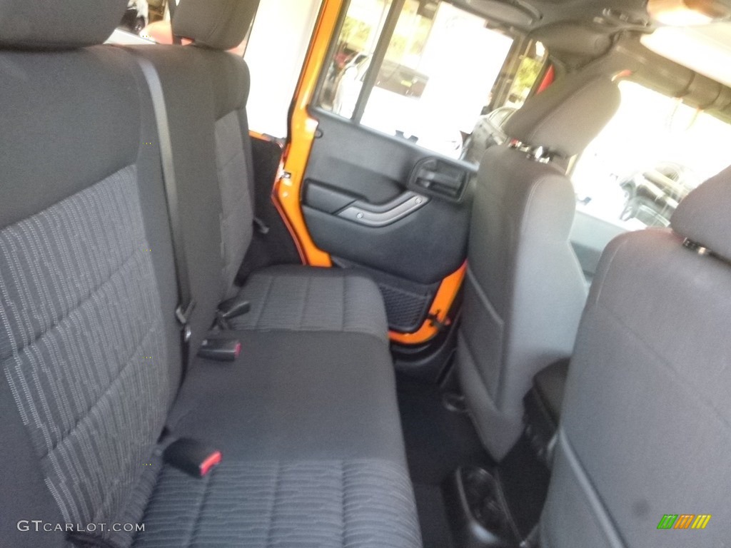 2012 Wrangler Unlimited Sport 4x4 - Crush Orange / Black photo #10