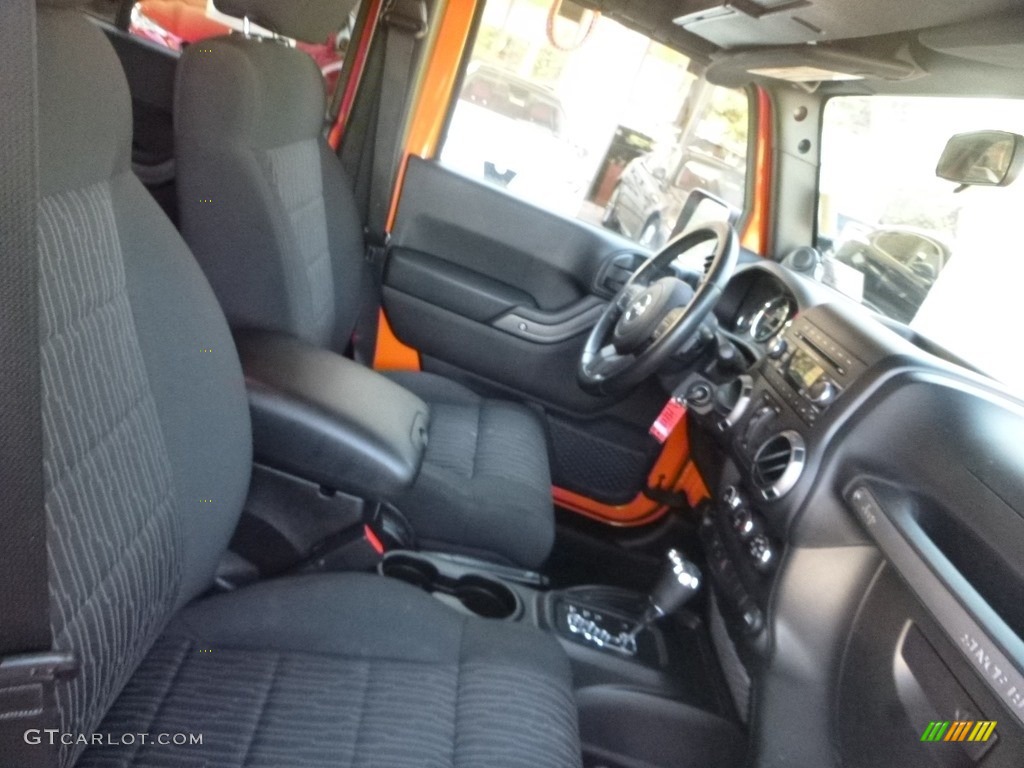 2012 Wrangler Unlimited Sport 4x4 - Crush Orange / Black photo #11