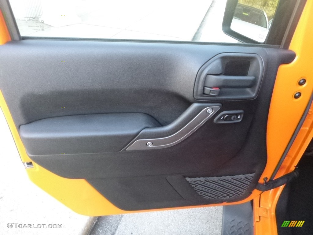 2012 Wrangler Unlimited Sport 4x4 - Crush Orange / Black photo #14