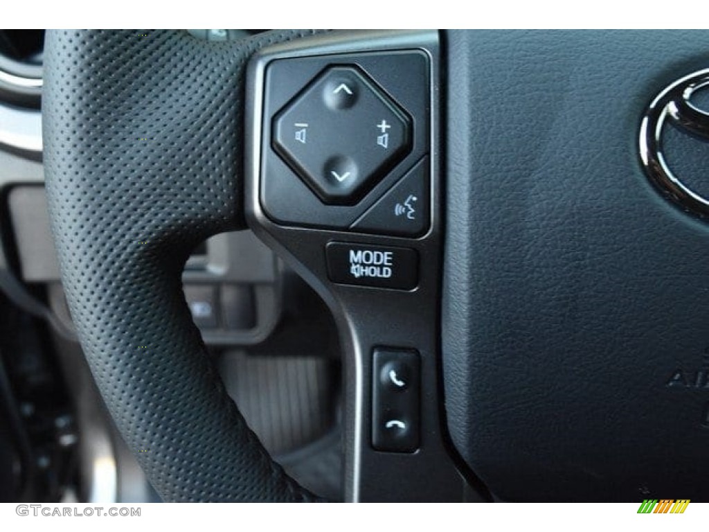 2019 Toyota Tacoma TRD Off-Road Double Cab 4x4 TRD Graphite Steering Wheel Photo #130034788