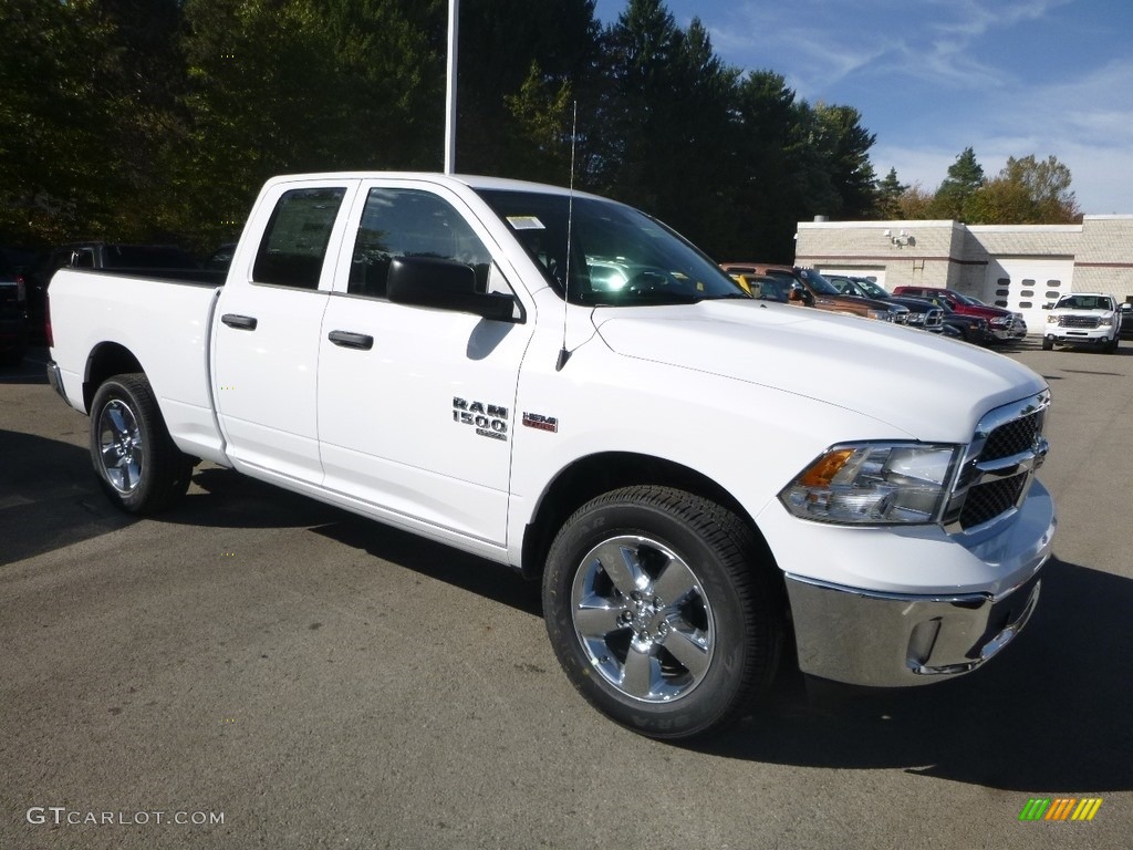 2019 1500 Classic Tradesman Quad Cab 4x4 - Bright White / Black/Diesel Gray photo #8